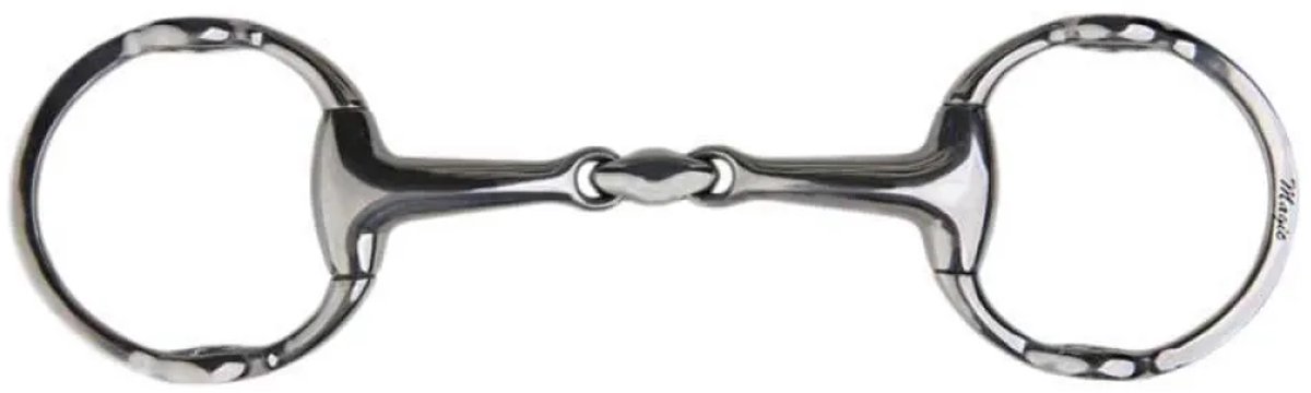 Metalab Magisch Systeem Dubbel Gebroken Lifting Snaffle Zilver 13.5 cm