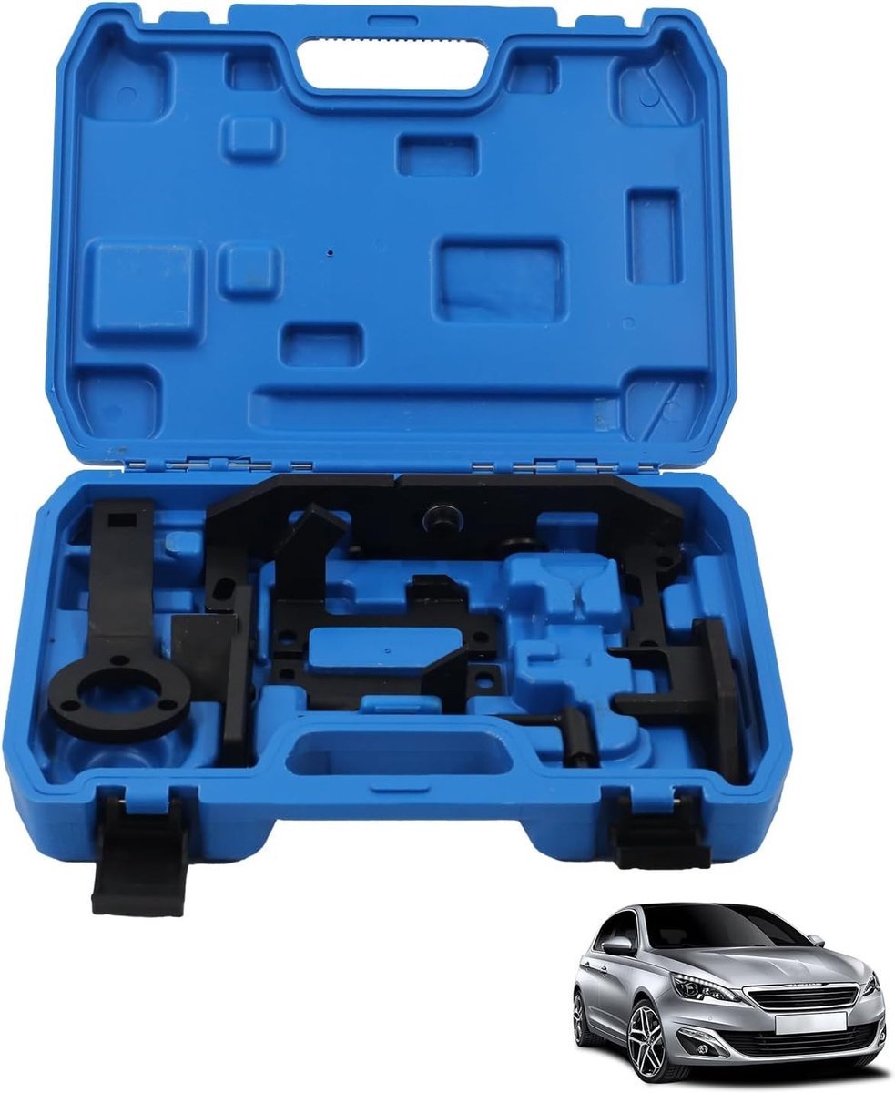Professionele Motorafstelset voor 1.0 & 1.2 VTi Benzinemotoren - Timingriem Gereedschap voor Citroen, Peugeot, Opel en Toyota