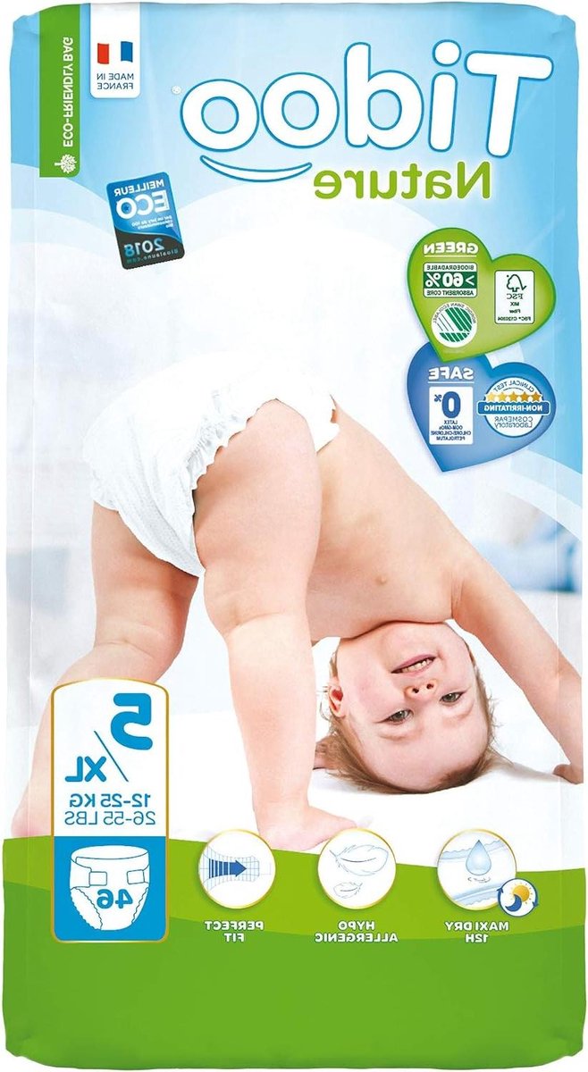 Baby Luier - Junior Luiers - Dag en Nacht - Ademend Materiaal - Maat 5 - Wit