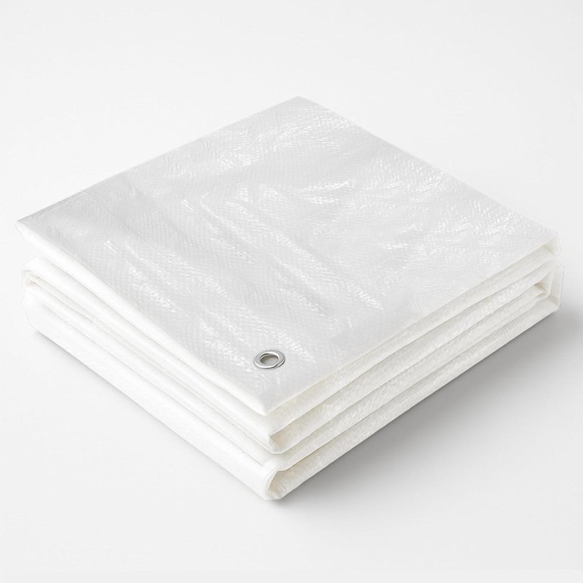 Afdekzeil Premium Line - Beschermhoes Zeildoek - Universeel Afdekken - Waterdicht UV-bestendig - 15m x 2m - Wit
