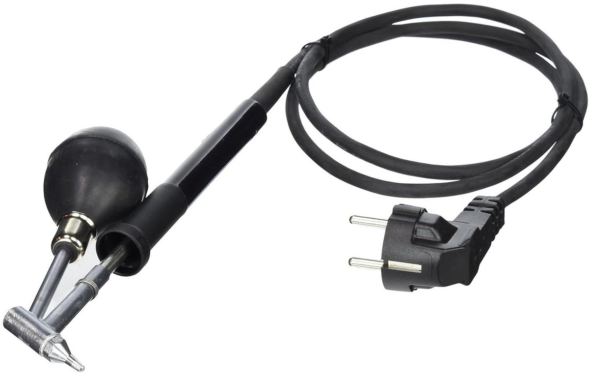 Desoldeerpomp - Solderingshulp - Elektronica Reparatie - Snelle Opwarming - 25 Watt - Grijs