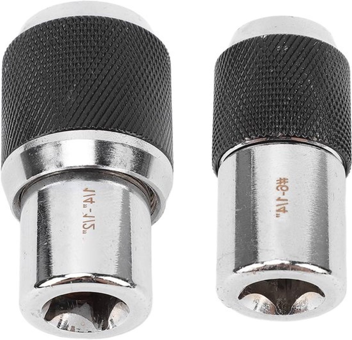 Adapterset voor Taps en Draadbewerkingen - 2-delige 3/8" Aandrijving met Verstelbare Steeksleutels, Reamers en Schroefextractors voor Professioneel Gebruik