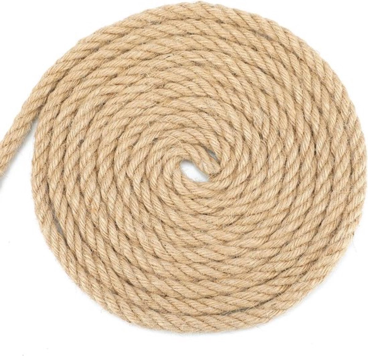 Touwkoord voor DIY Ambachten en Tuinieren, Natuurlijk Jute, 10 meter, 10 mm Breedte