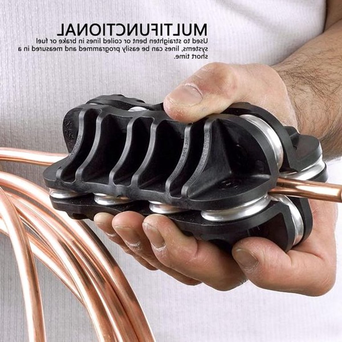 Professionele Handheld Remleiding Rechtzetter voor 5/16 Inch Buizen - Ergonomisch Ontwerp, Draagbaar en Geschikt voor Koper, Aluminium en RVS