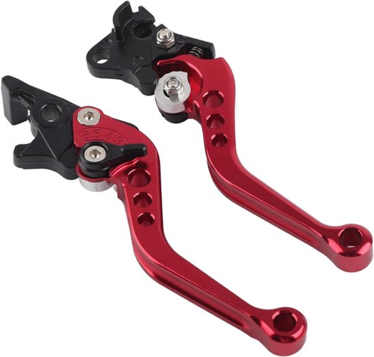 Remhendels voor Motorfietsen | 1 Paar Universele Koppelings- en Remhendels 7/8 Inch (22mm) - Zwart