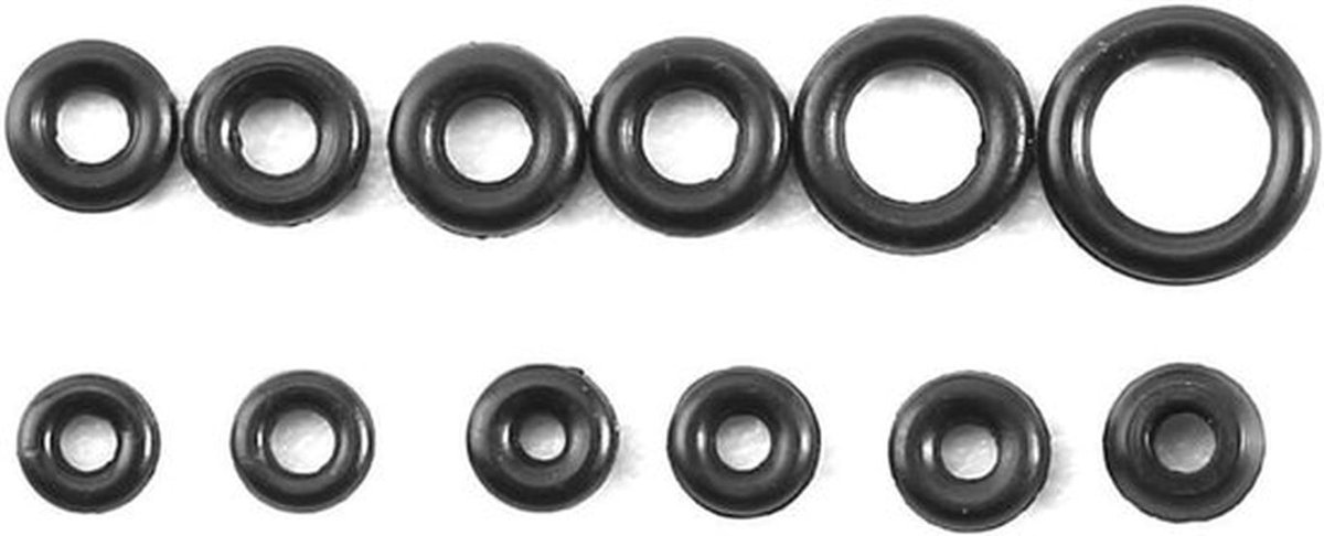 12 Maten Rubber O-ring Assortiment voor Horloges - Vervangende Seals voor Waterdichte Pakkingen.