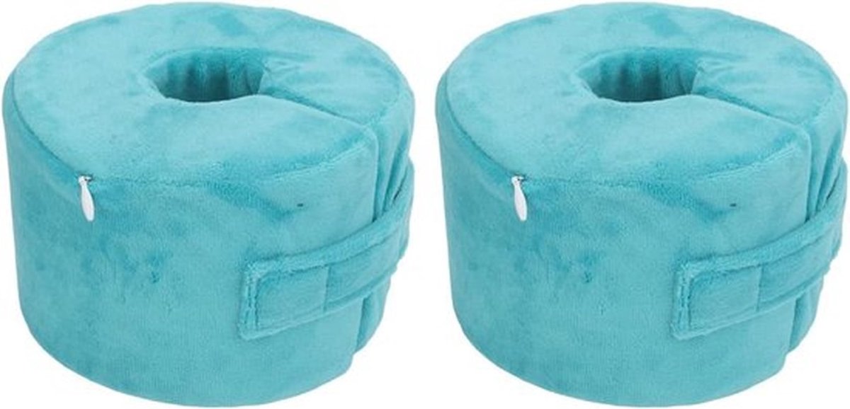 Verhoog je voeten met 2 stuks voetsteun kussens, 360 graden draaibaar, gemakkelijk schoon te maken, ideaal voor drukverlichting en zweren tijdens het slapen