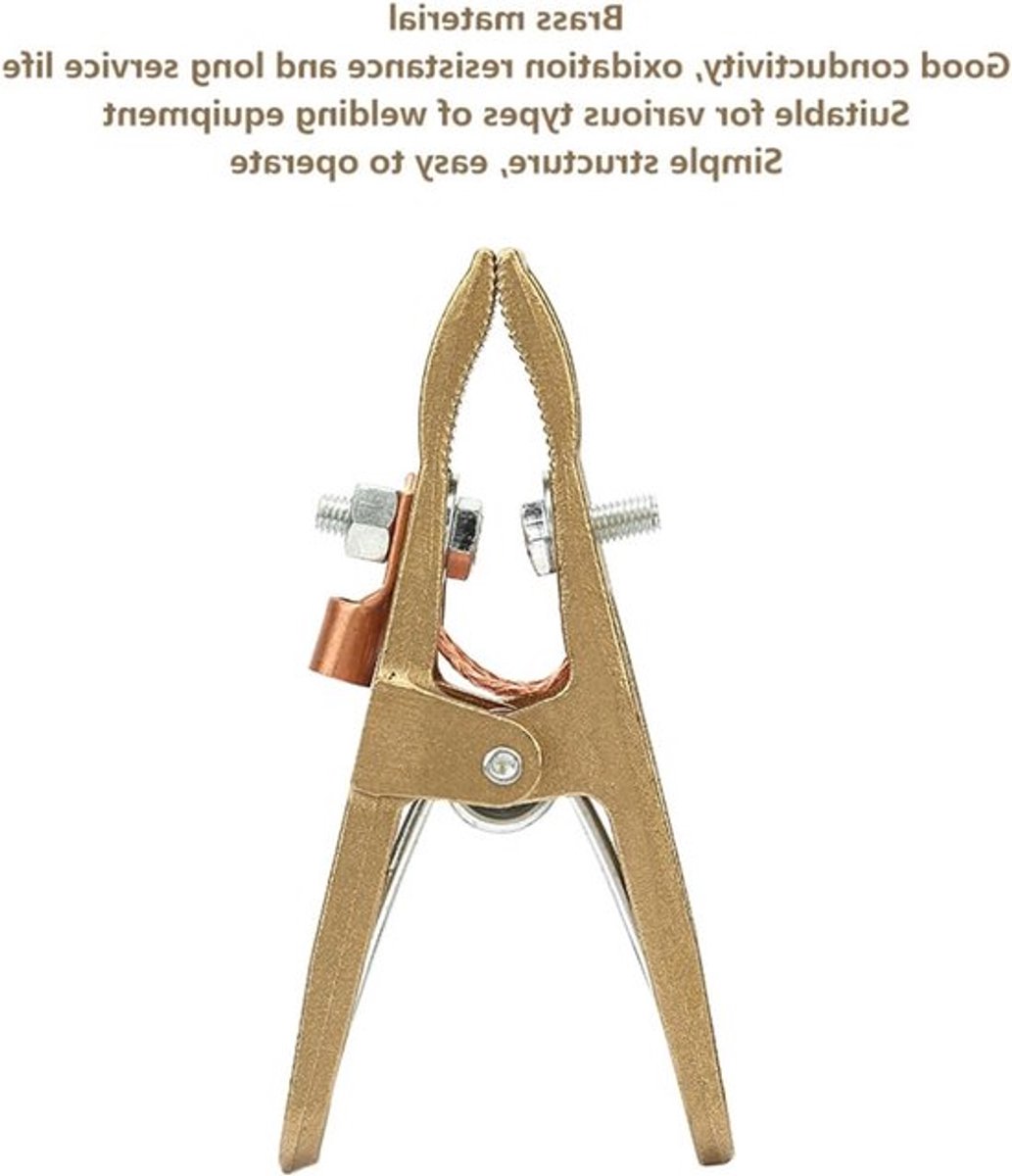 Professionele Aardklem voor Lassen, Ideaal voor Soldeerbouten met Goede Geleiding en Universele Toepassing voor Lasmachines