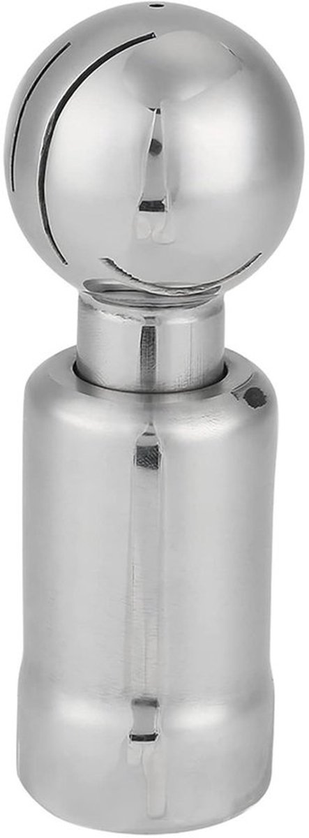 3/4 inch 316L roestvrijstalen roterende sproeibal, CIP-reinigingsmondstuk met 360° dekking voor chemische tanks, zelfreinigend ontwerp voor voedings- en farmaceutische industrie, duurzaam en efficiënt