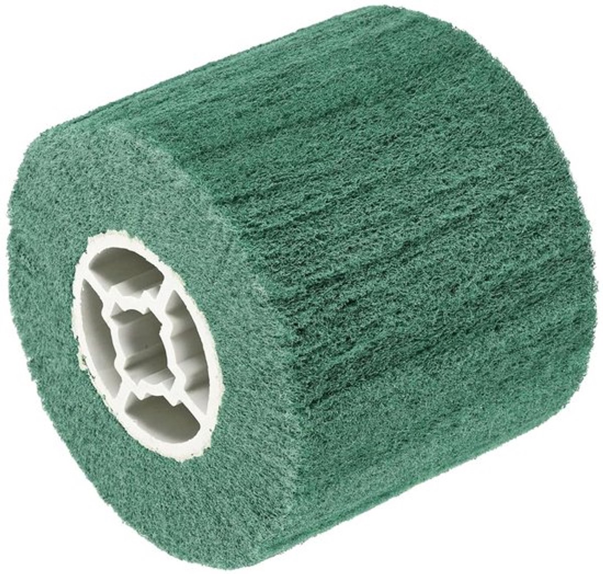 Nylonvezel-polijstschijf voor trommelslijper, 120 mm buitenboring, 19 mm binnenboring, 100 mm dikte, korrel 600, ideaal voor metaalbewerking, kunststof schuren en polijstaccessoires