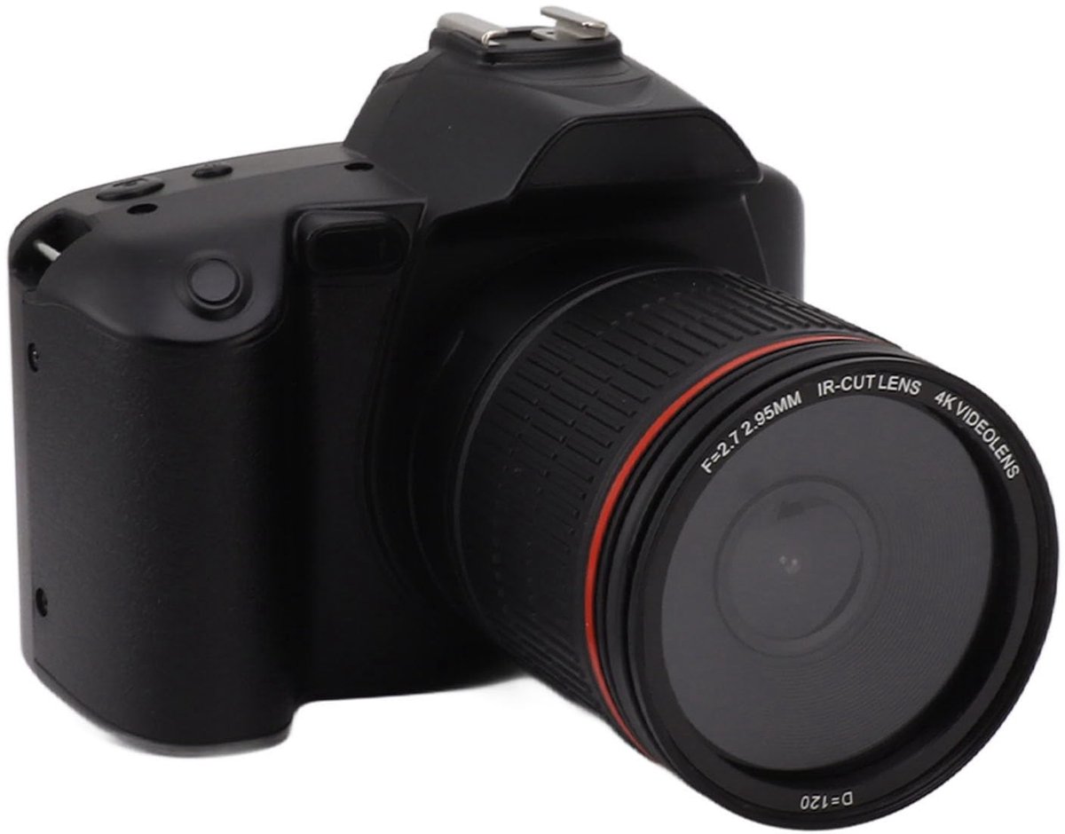 SnelShoppen - Digitale Camera 4K 64MP WIFI Full HD Camcorder met 3 Inch IPS-scherm, 16x Digitale Zoom, Nachtzicht, Anti-shake Vlogcamera voor Fotovide