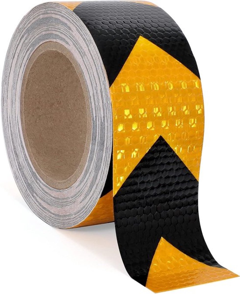 Waterdichte Reflecterende Tape 5cm x 20m - Hoge Intensiteit Zelfklevende Veiligheidstape voor Voertuigen, Aanhangers en Nachtgebruik, Ideaal voor Veiligheid en Zichtbaarheid