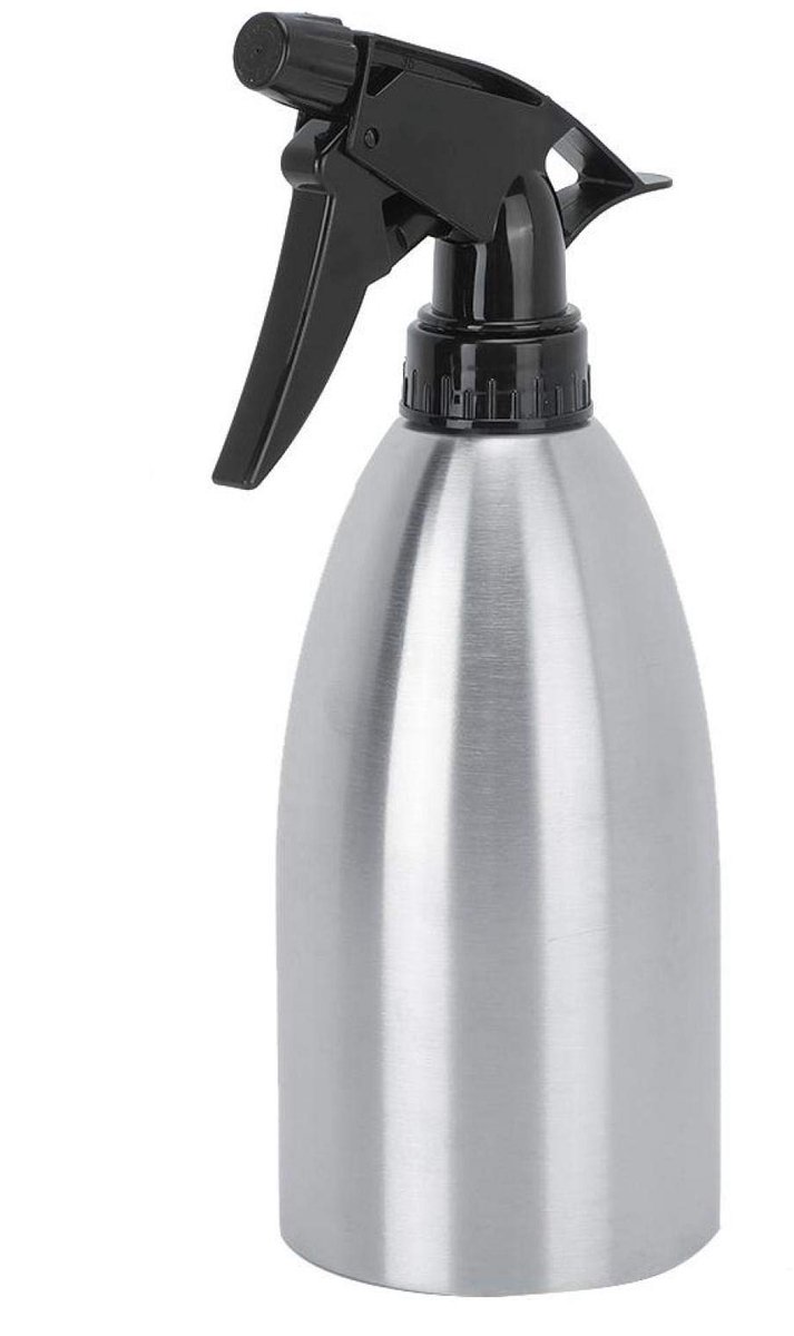 SnelShoppen - Omabeta Gietfles Roestvrijstalen Multifunctioneel met Verstelbare Spuitkop - 500 mL Tuin en Keuken Gieter voor Bewatering en Spuiten - 1