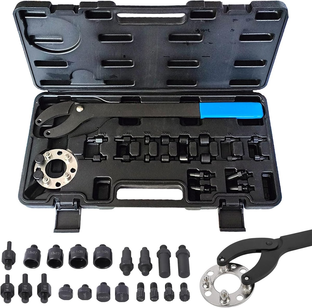 Professionele Camshaft Pendulum Tool Set voor Timing Belt en Oliepomp Vervanging, Geschikt voor Disassemblage en Schokdemper Reparatie, Inclusief OEM T10172A en T10554