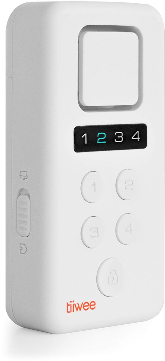 SnelShoppen - tiiwee X3 Alarmsirene voor Woonalarm en Diefstalbeveiliging, Draadloos, 120 dB, Geschikt voor Binnen en Buiten, Wit, Ideaal voor Thuisbe