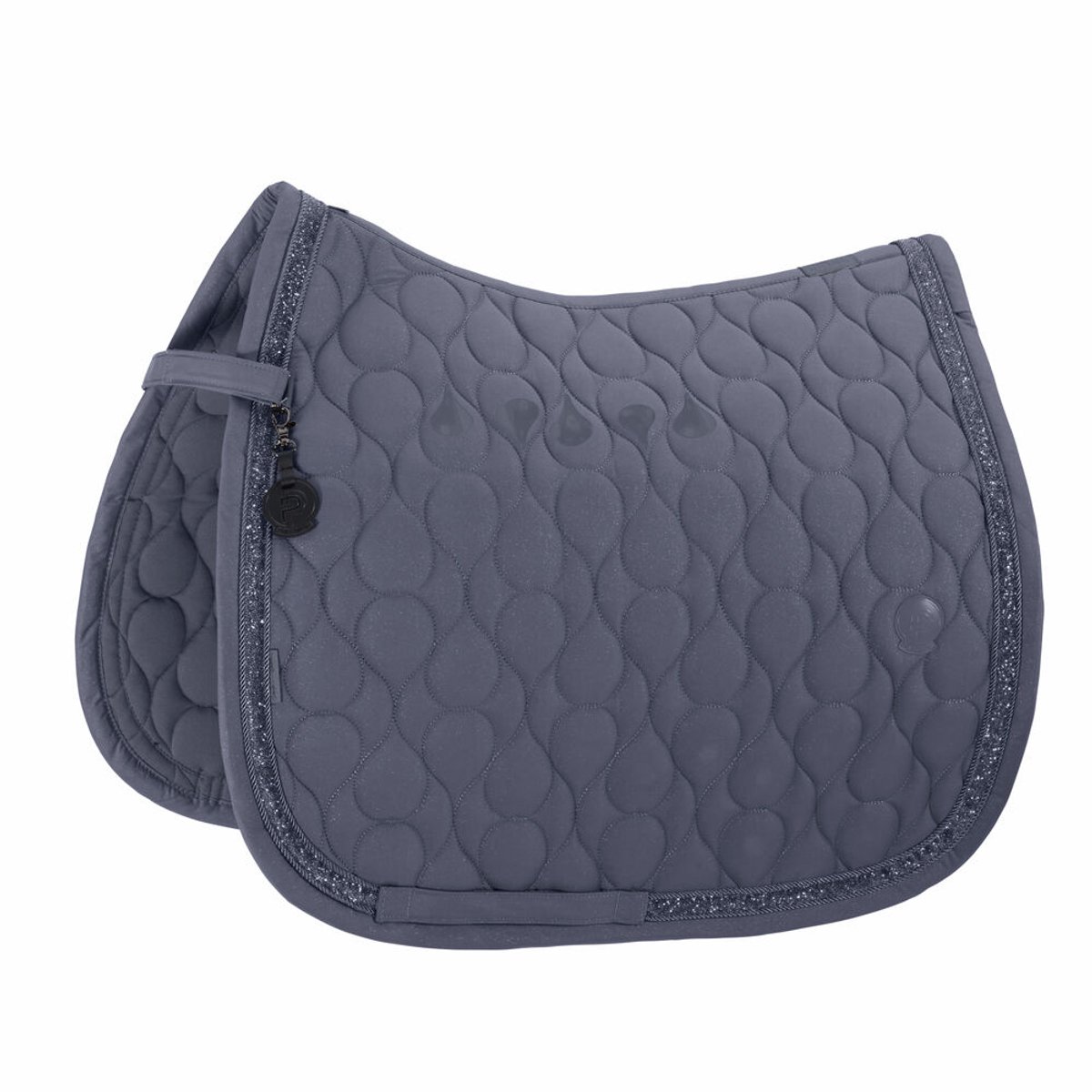 Eskadron Zadeldek Sparkle Jewel Platinum FS26 Slate Blue - Dressuur | Blauw | Zadeldekje paard