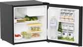 KitchenBrothers Mini Koelkast - 43L - Kleine ijskast - Minibar - Vrijstaand - Frigo - Compact - Zwart