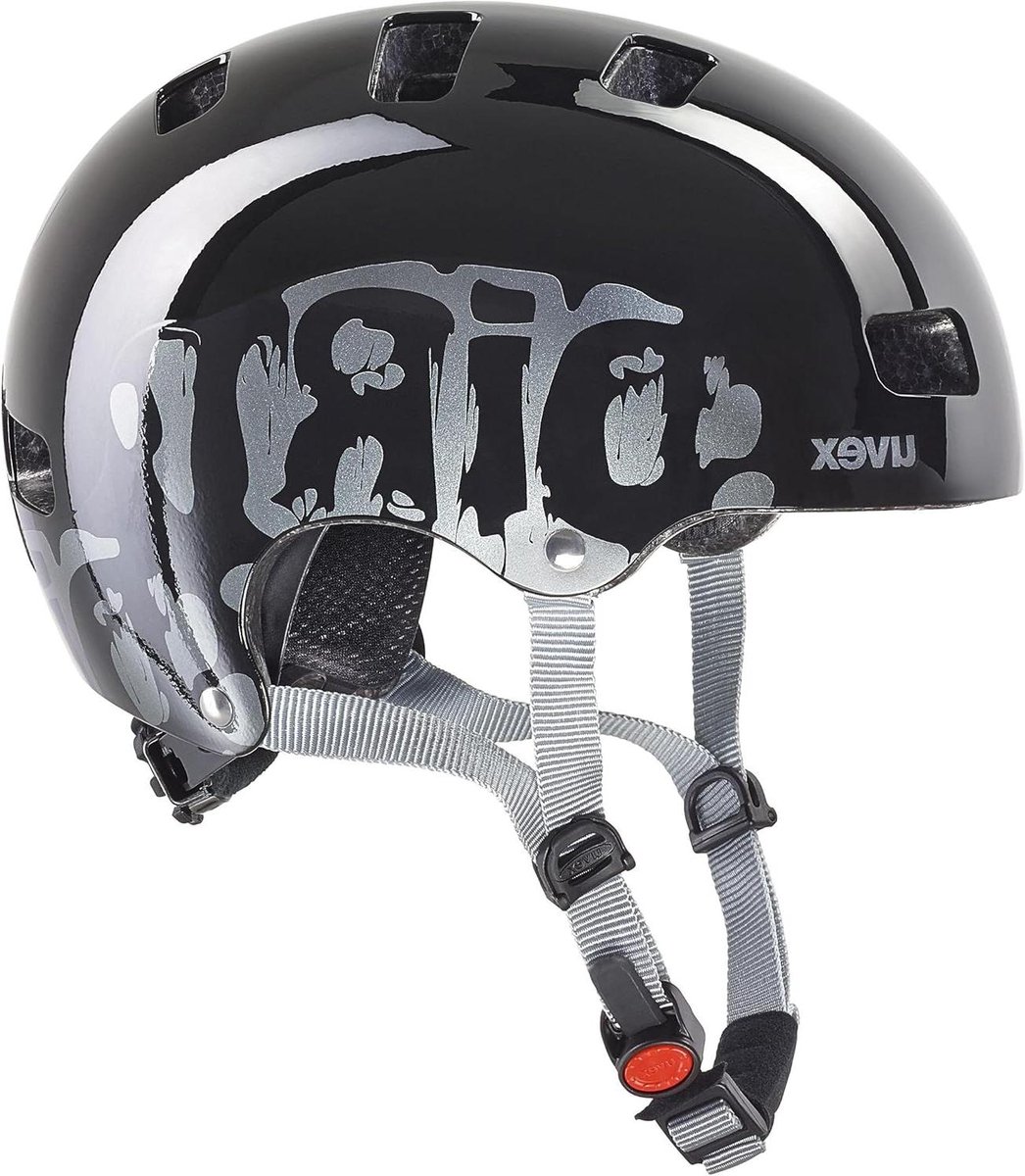 Kinderfietshelm - Veilige Helm - Actief Buiten - Individueel Verstelbaar - 51-55 cm - Zwart