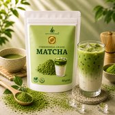 Ceremoniële Matcha thee - Ceremonial Grade A - 50 gram - Rijk aan Antioxidanten - Matcha Poeder - Matcha thee - Hoge Kwaliteit - Matcha Latte - ECO verpakking