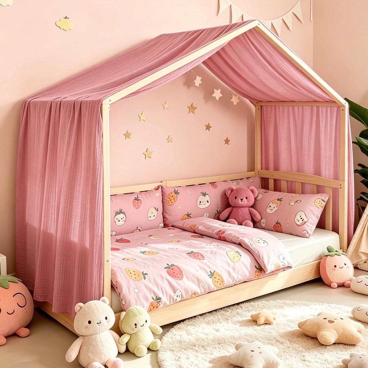 Ginkago Bedluifel (roze, h 360 x b 135 cm (1 stuk)) - ShopVlot
