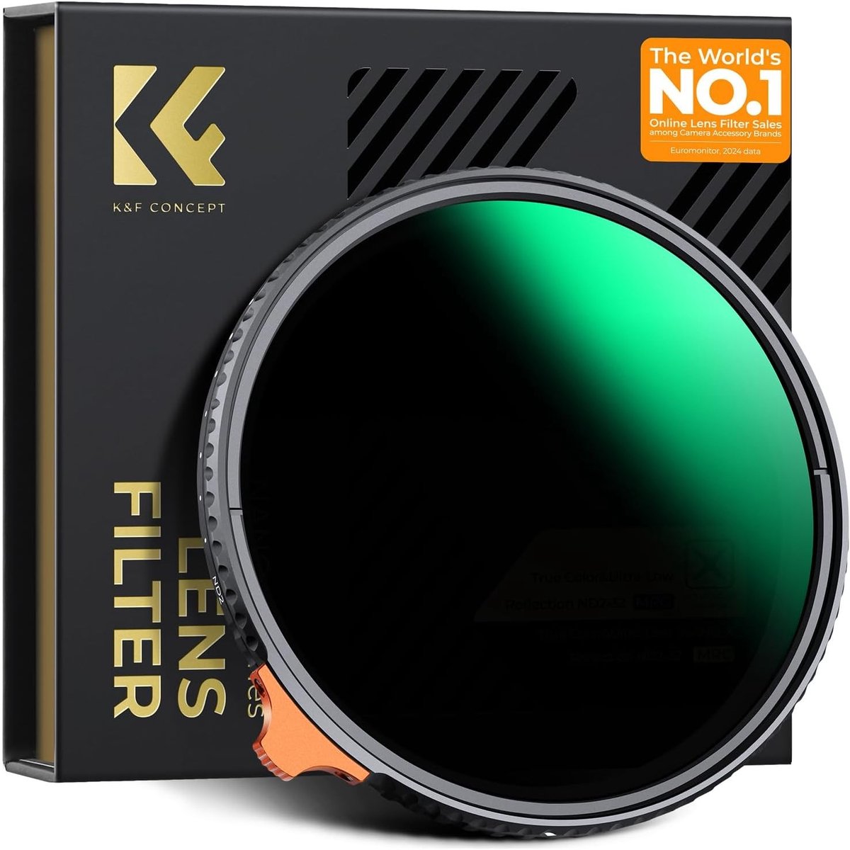 Variable ND Filter 1-9 Stop - Nano-X ND2-ND400 Neutraal Dichtheidsfilter van Optisch Glas met 28 Lagen Nano Coating voor Fotografie en Videografie