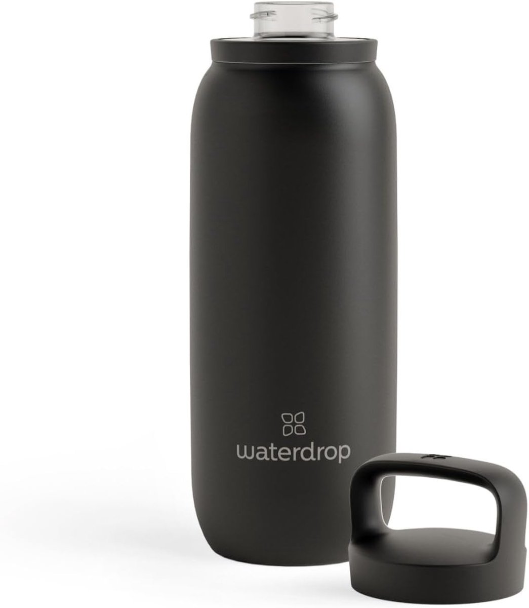 SnelShoppen - Waterdrop Thermosfles 600ml - geïsoleerde roestvrijstalen drinkfles - 24 uur koud, 6/12 uur heet - lekvrij, onbreekbaar - perfect voor c