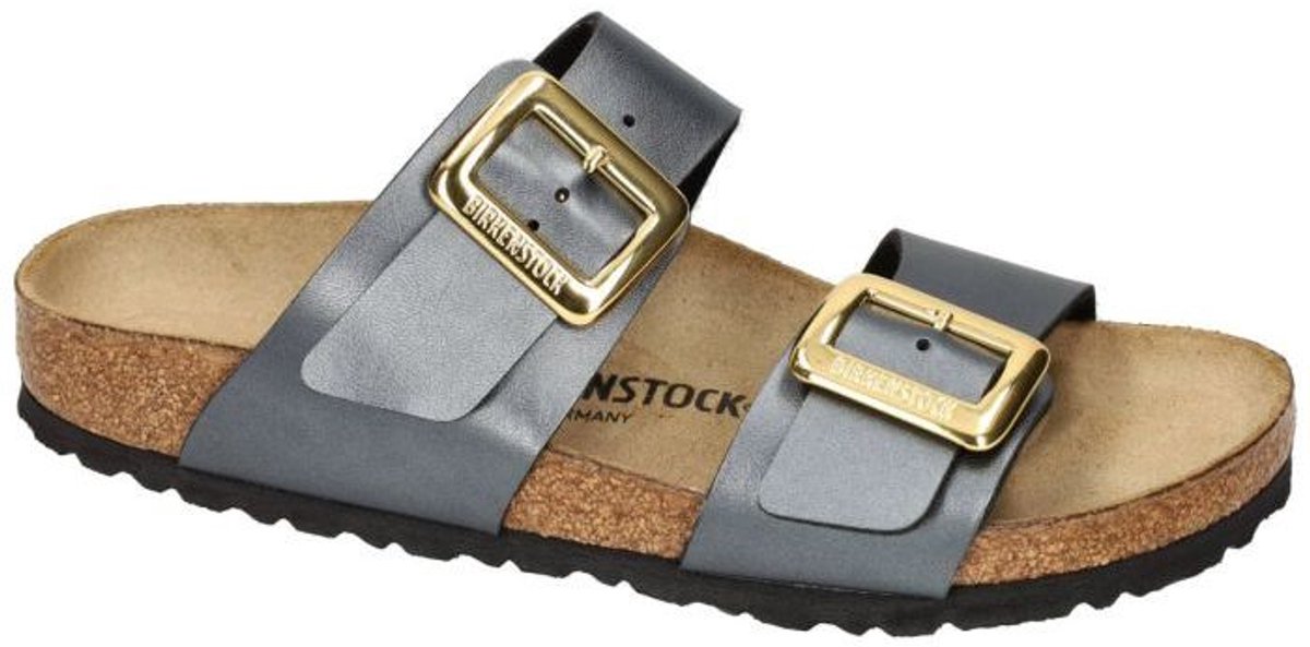 Birkenstock -Dames - zwart - slippers & muiltjes - maat 38