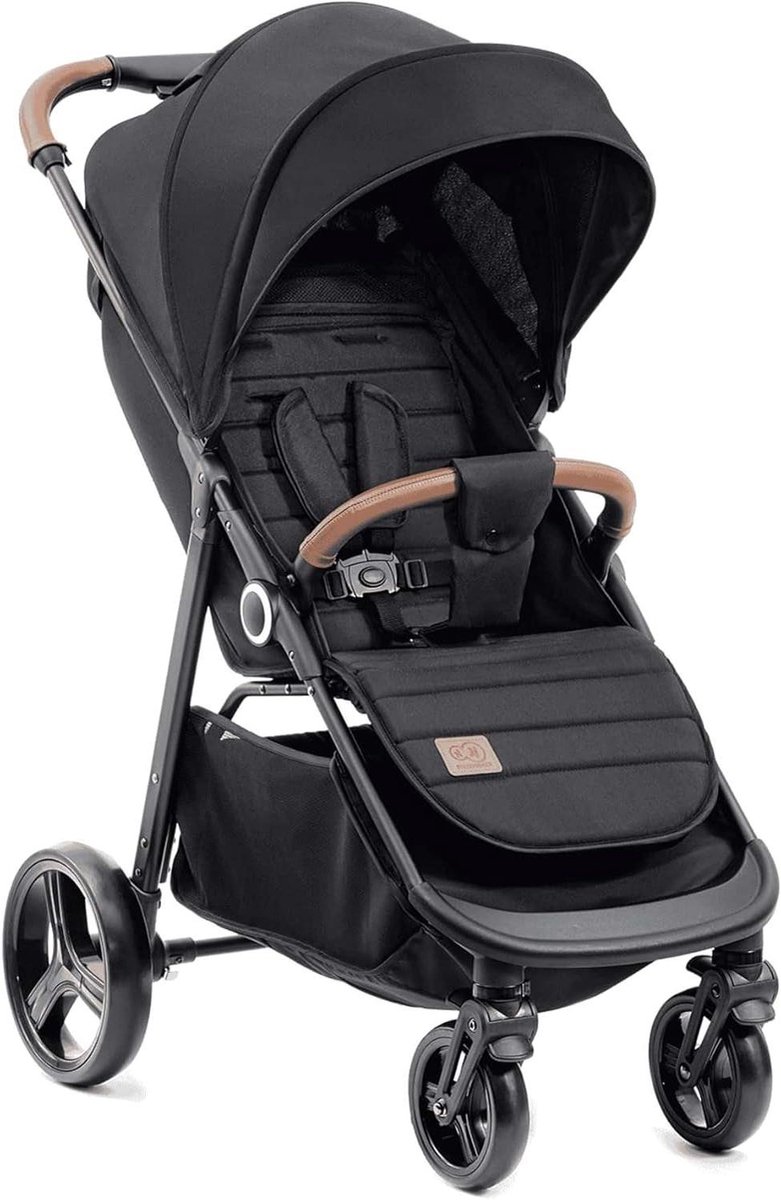 Baby Kinderwagen - Lichtgewicht Buggy - Stadswandelingen - Met één hand inklapbaar - Tot 22 kg - Zwart