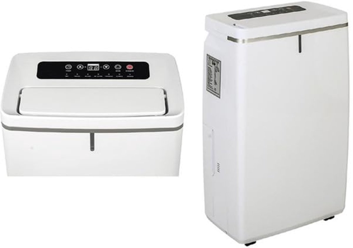 SnelShoppen - F-BRIGHT luchtontvochtiger 20 l met programmeerder, ideaal voor een droge en gezonde binnenomgeving, efficiënt en eenvoudig in gebruik