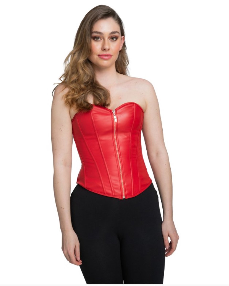 Korset Nepleer met Rits Rood