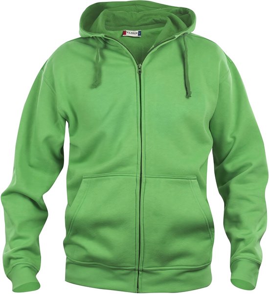 Clique Basic Hoody Full Zip 021034 - Appel-groen - S