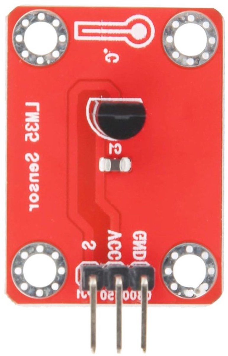 Temperatuur Sensor Module voor Microbit - Niet-contact Infrarood Temperatuurmeting, 3.3V-5VDC, DIY Projecten, Precisie Metingen