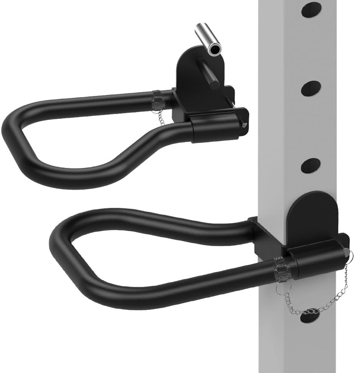 SnelShoppen - Dip Bar Bevestiging voor 3" x 3" Squat Rack met 1" of 5/8" Aansluiting - Ideaal voor Krachttraining en Fitness
