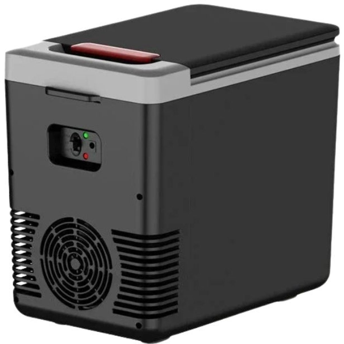 Mini Koelbox 10L – Elektrische Koelbox en Warmhoudbox – 12V voor Auto & 220V voor Thuis – Draagbare Koelkast – Koelen en Verwarmen – Zwart