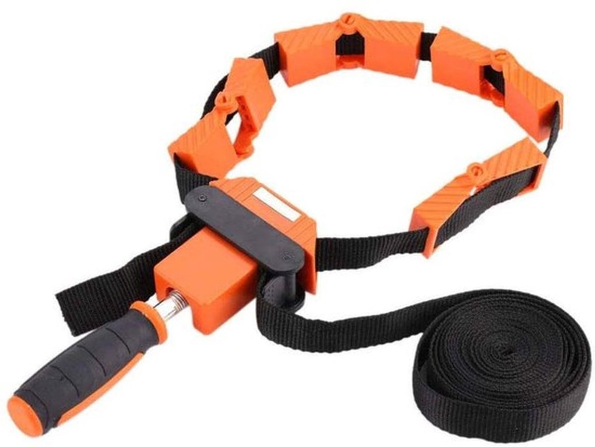 Bandklem Nylon - Multifunctionele Bindriemklem - Houtbewerkingsgereedschap - Hoekclip - 4 Kaken - 25mm Breedte - Klem