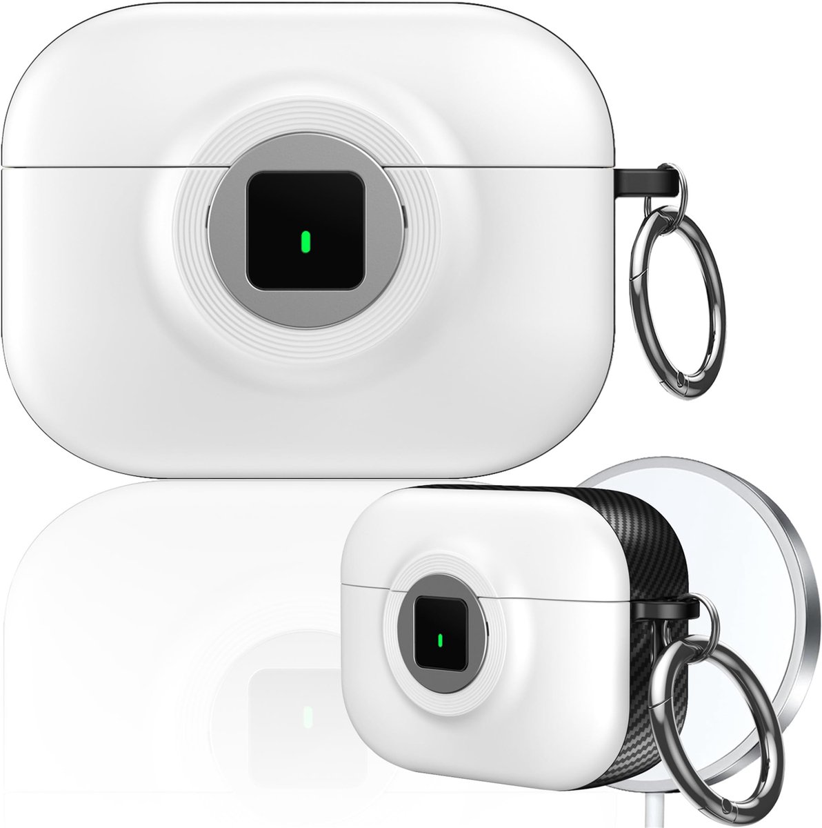 Solidchoice - Camera Stijl Case voor AirPods Pro 3 met Beveiligingsslot