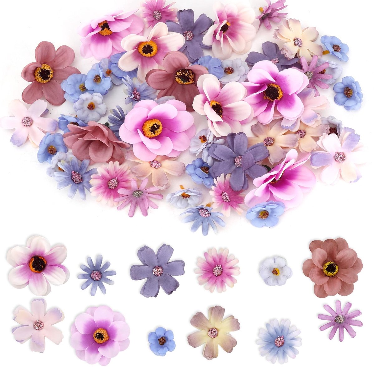 Solidchoice - Mini Kunstbloemen voor Ambachten en Decoratie