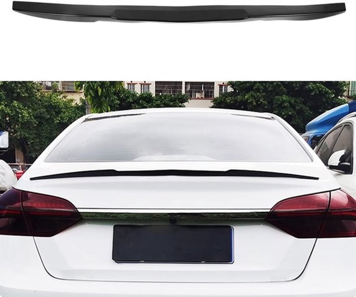 Achtervleugel Luxe - Kofferbakspoiler - Rubber - Universeel - Aerodynamisch - 120 x 7 cm