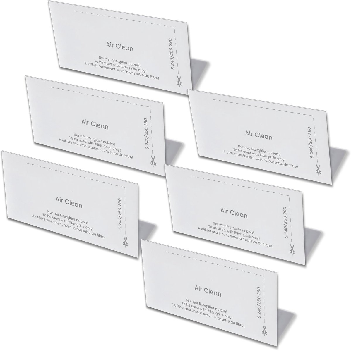 Solidchoice - Set van 6 Motorbeschermfilters voor Stofzuiger