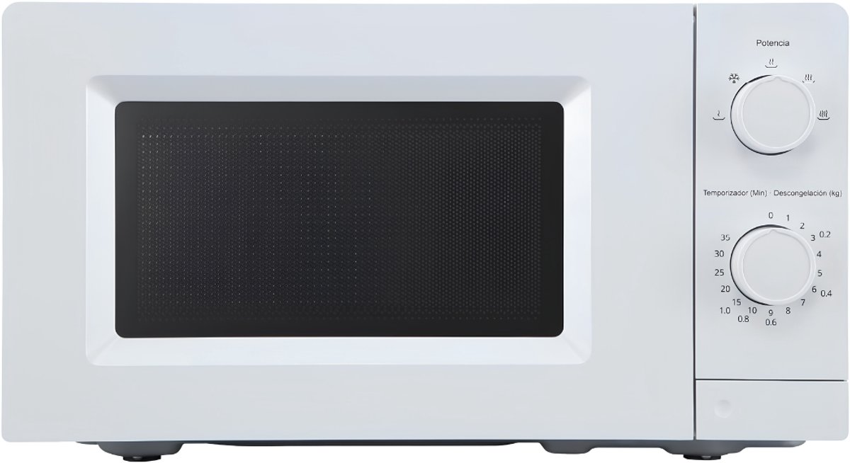 SNJY® Magnetron Vrijstaand - Microgolf - Microwave - 5 Standen - 19,5 Liter - 32,6D x 43,4B x 24,2H cm - 700W - Wit