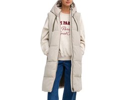 JDY Blair Long Hooded Puffer Bodywarmer Dames - Maat M
