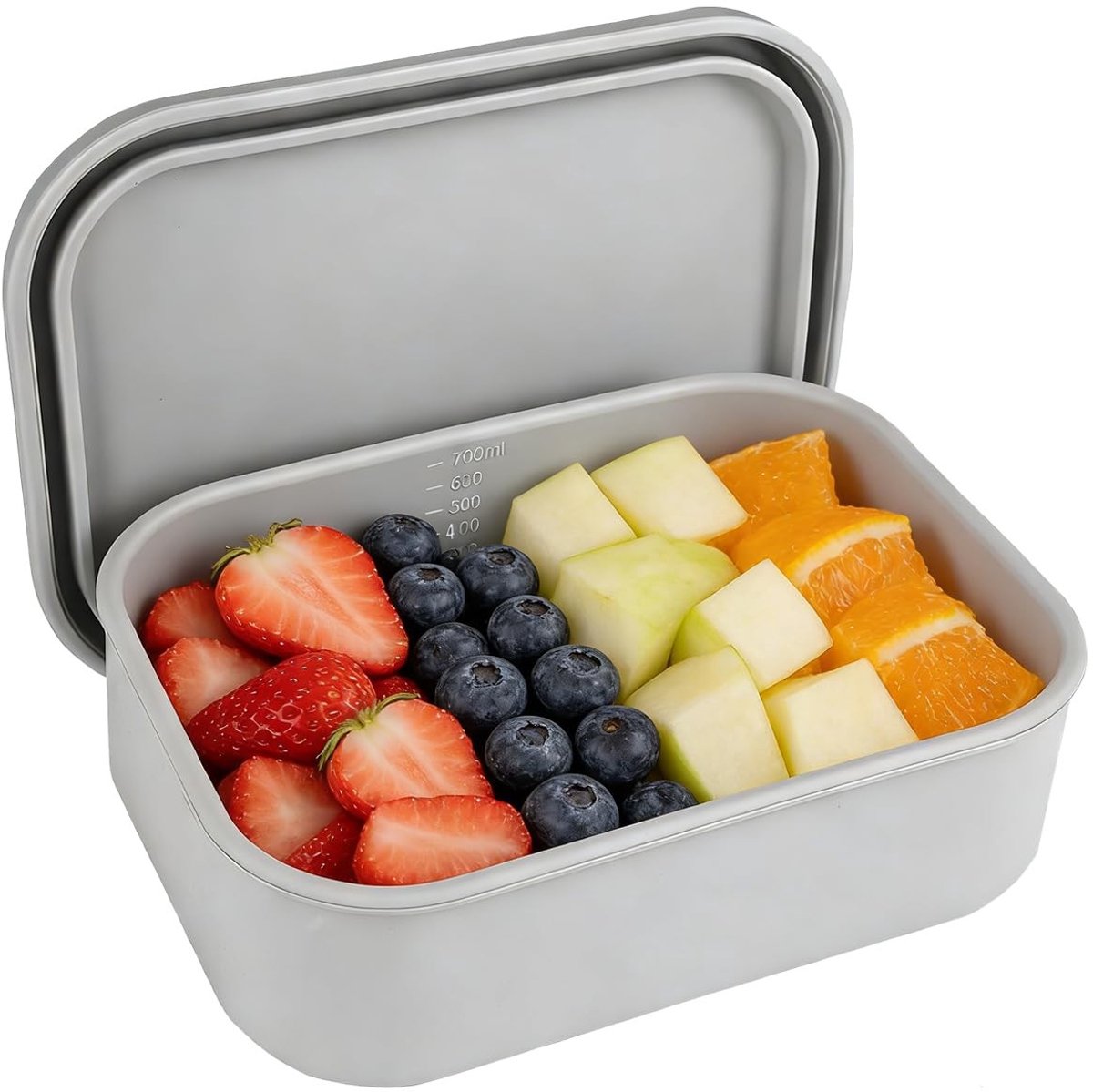 Solidchoice - Silicone Lunch Box met Deksel 700ml, Lekvrij en Hittebestendig