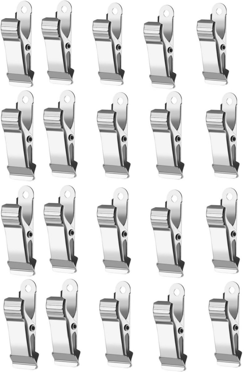 Solidchoice - Set van 20 Mini Crocodile Clips voor Diverse Toepassingen