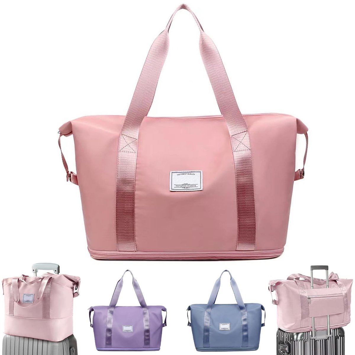 Solidchoice - Vouwbare Reis Duffel Bag met Schoencompartiment