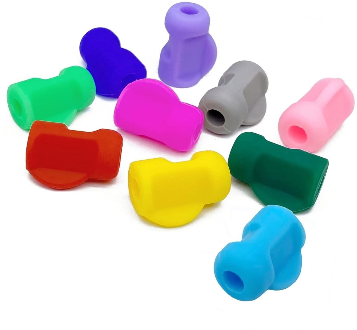 Solidchoice - Set van 20 Silicone Penhouders voor Kinderen - Correctiehulpmiddelen voor Schrijfhouding