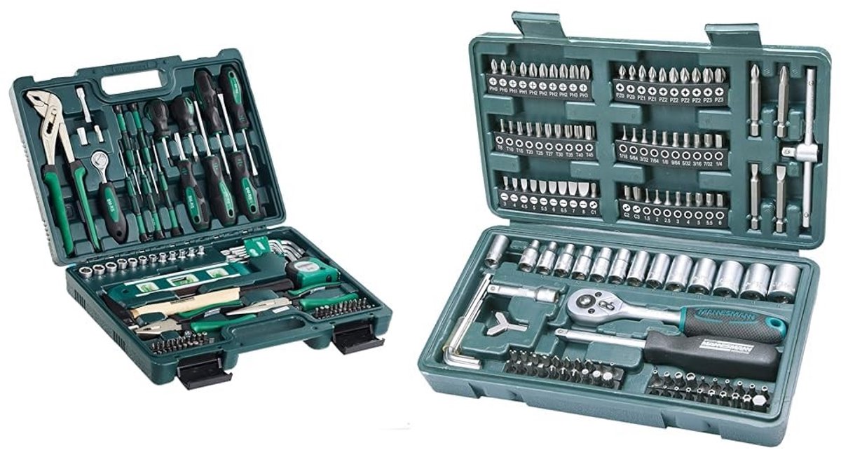 Solidchoice - 87-Delige Gereedschapset met Steeksleutelset