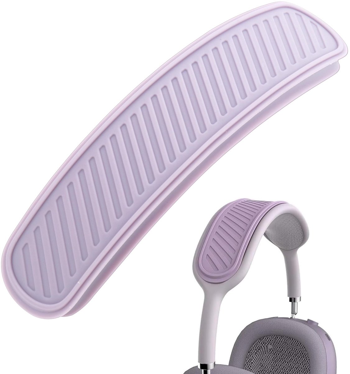 Solidchoice - Siliconen Hoofdband Cover voor AirPods Max Paars