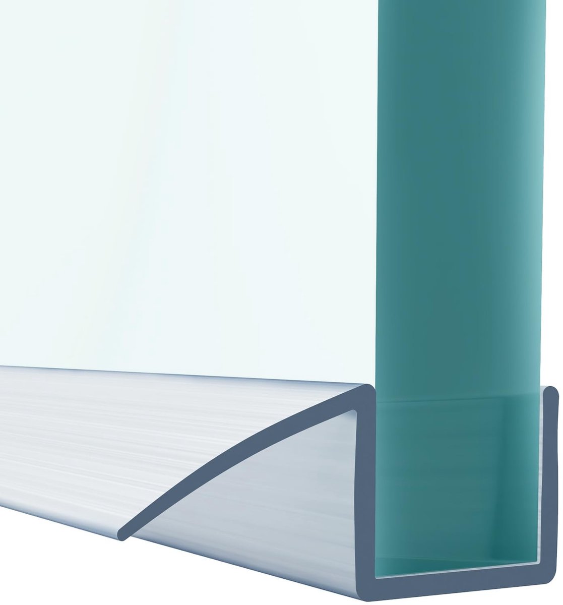 Solidchoice - Vervangende Seal voor Douchecabines en Badkuipen (8-10 mm, 2 m)