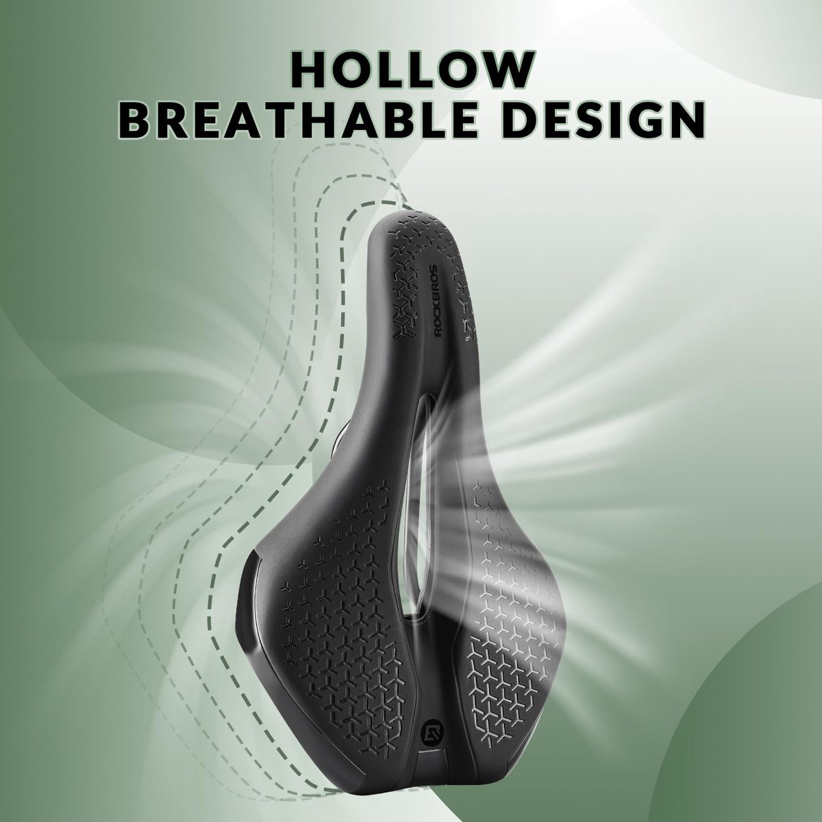 Solidchoice - Comfortabel en Ademend Fietszadel met Geheugenschuim