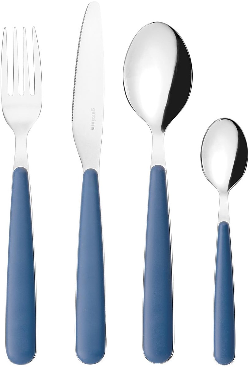 Solidchoice - Kleurrijke 24-delige Bestekset voor Dagelijks Gebruik